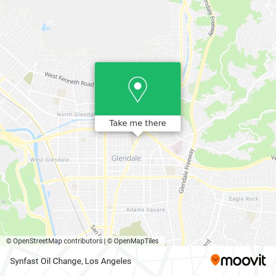 Mapa de Synfast Oil Change