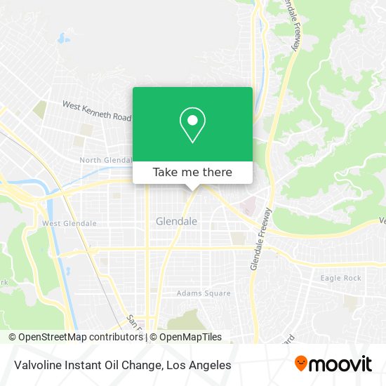 Mapa de Valvoline Instant Oil Change