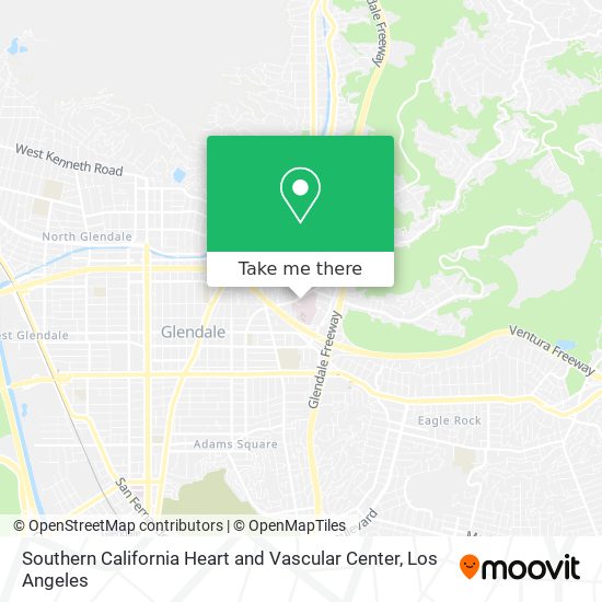Mapa de Southern California Heart and Vascular Center