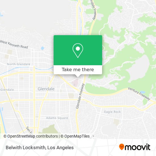 Belwith Locksmith map