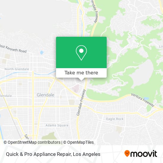 Quick & Pro Appliance Repair map