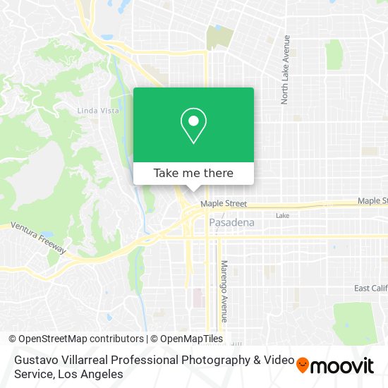 Mapa de Gustavo Villarreal Professional Photography & Video Service