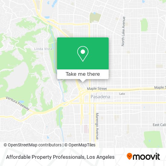 Affordable Property Professionals map