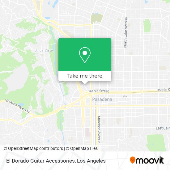 El Dorado Guitar Accessories map
