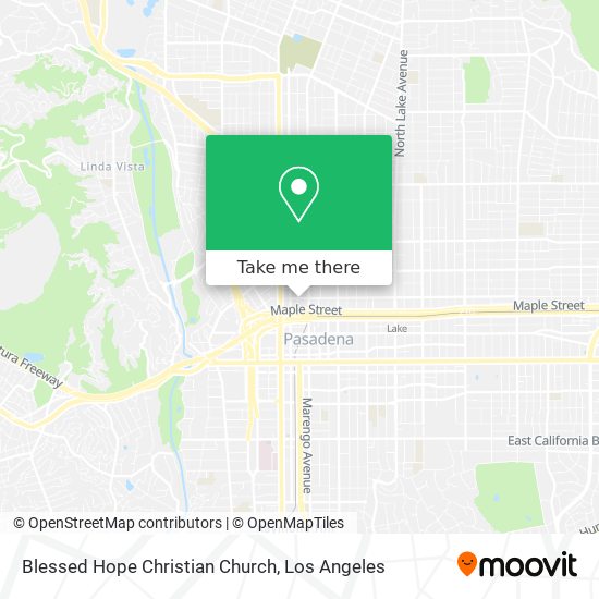 Mapa de Blessed Hope Christian Church