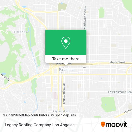 Mapa de Legacy Roofing Company