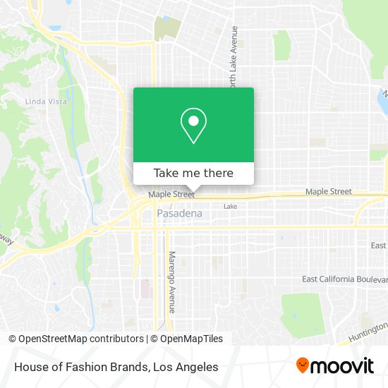 House of Fashion Brands map