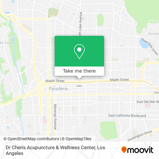 Dr Chen's Acupuncture & Wellness Center map