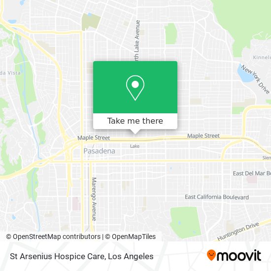 St Arsenius Hospice Care map