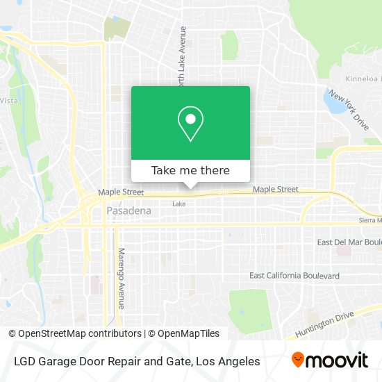 LGD Garage Door Repair and Gate map