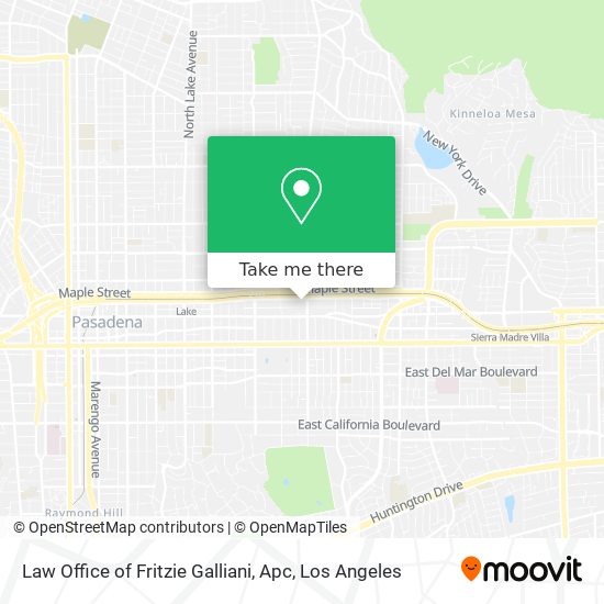 Law Office of Fritzie Galliani, Apc map