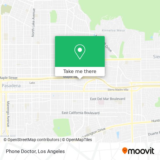 Phone Doctor map