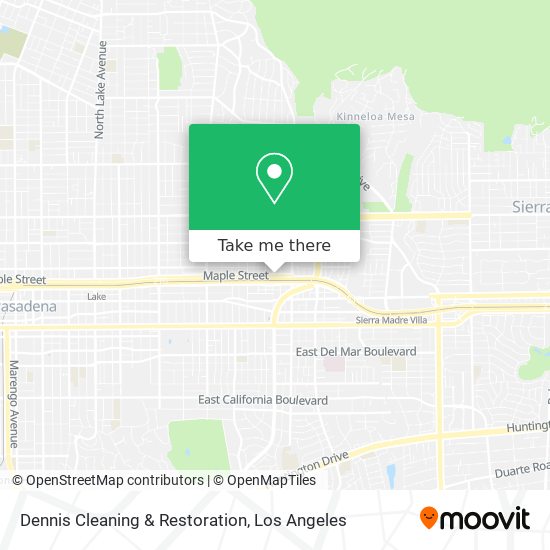 Dennis Cleaning & Restoration map