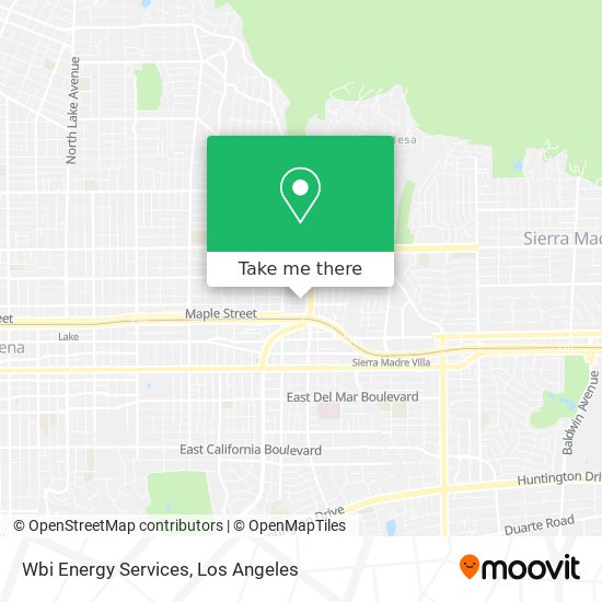 Mapa de Wbi Energy Services