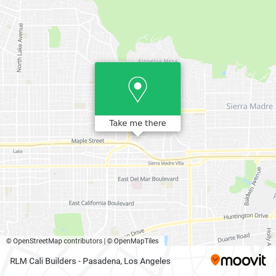 Mapa de RLM Cali Builders - Pasadena
