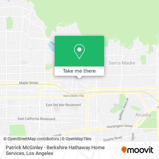 Patrick McGinley - Berkshire Hathaway Home Services map