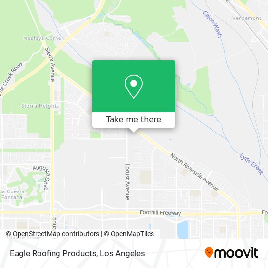 Eagle Roofing Products map