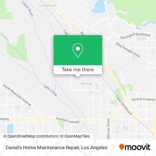 Daniel's Home Maintenance Repair map