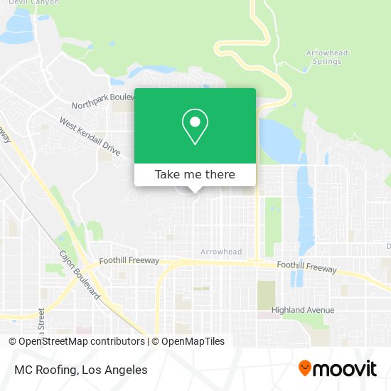 MC Roofing map