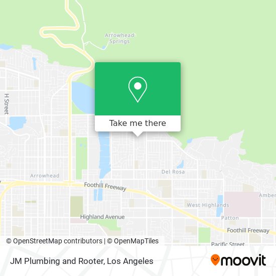 JM Plumbing and Rooter map