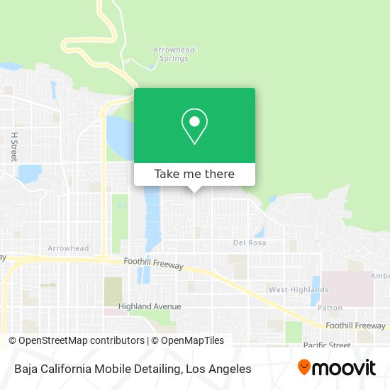 Baja California Mobile Detailing map