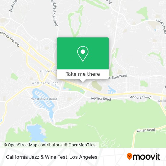 Mapa de California Jazz & Wine Fest