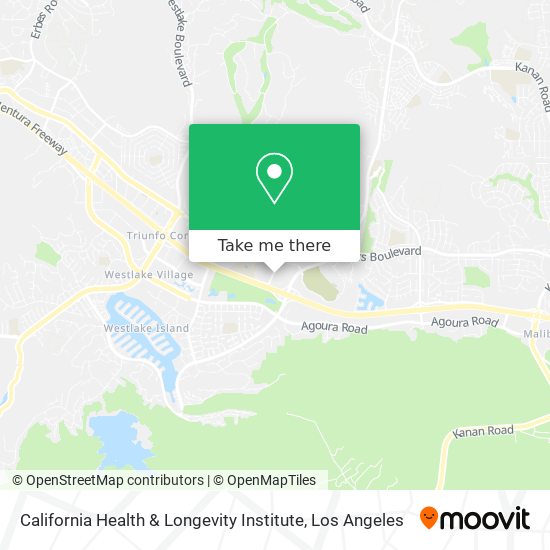 California Health & Longevity Institute map