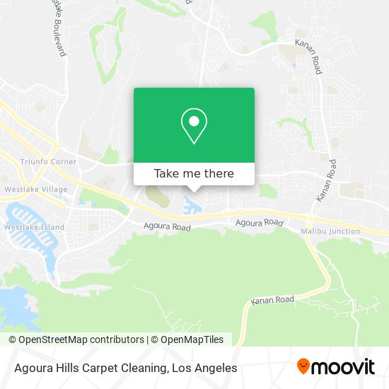 Agoura Hills Carpet Cleaning map