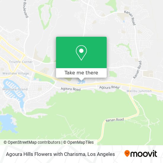 Agoura Hills Flowers with Charisma map