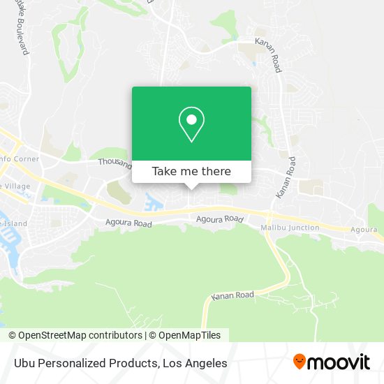 Ubu Personalized Products map