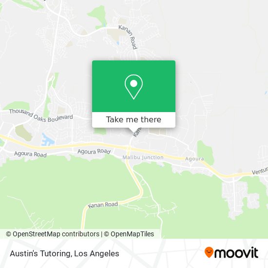 Austin's Tutoring map