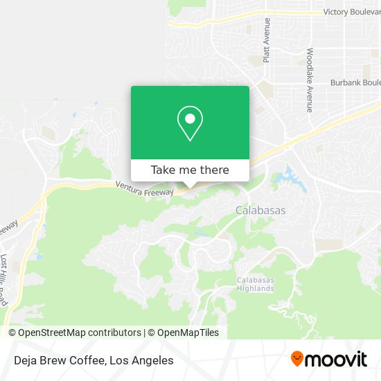 Deja Brew Coffee map