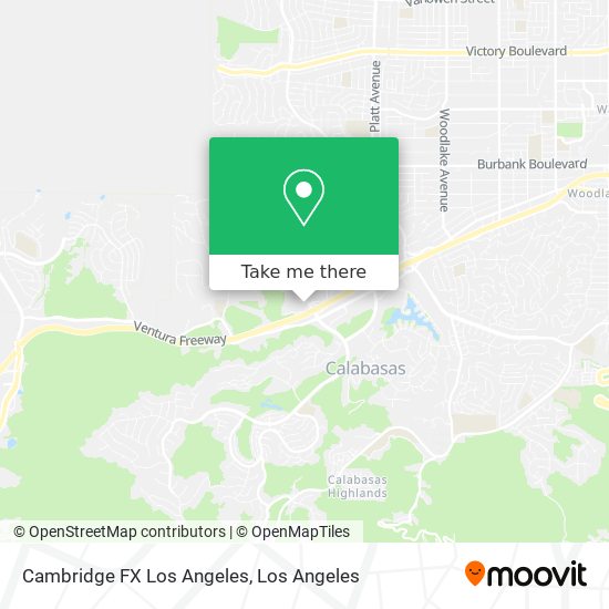 Mapa de Cambridge FX Los Angeles