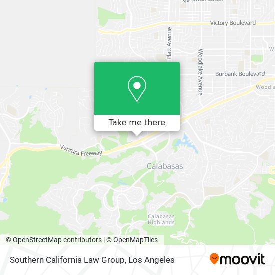 Southern California Law Group map