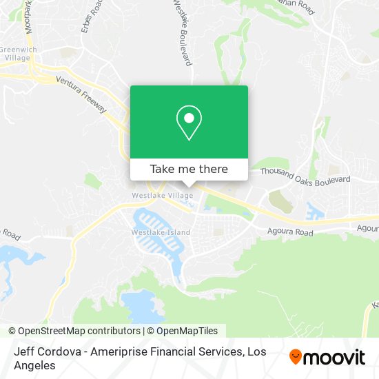 Jeff Cordova - Ameriprise Financial Services map