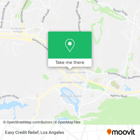 Easy Credit Relief map
