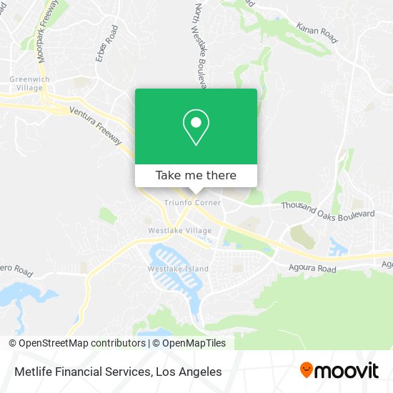 Metlife Financial Services map