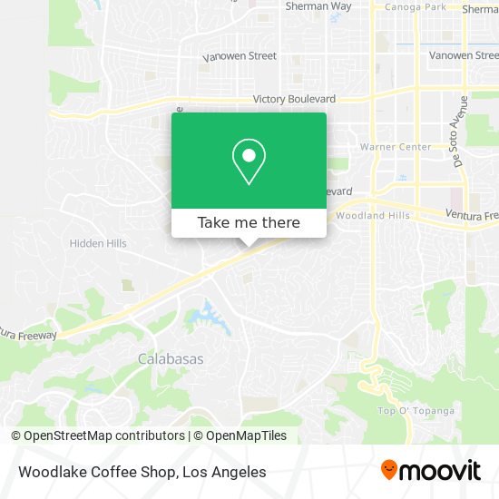 Mapa de Woodlake Coffee Shop