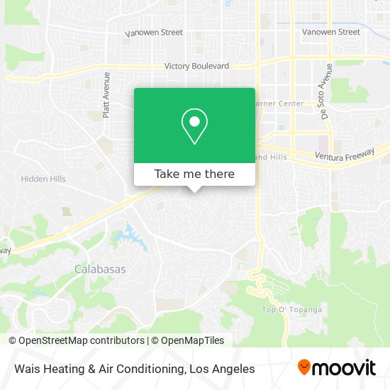 Wais Heating & Air Conditioning map