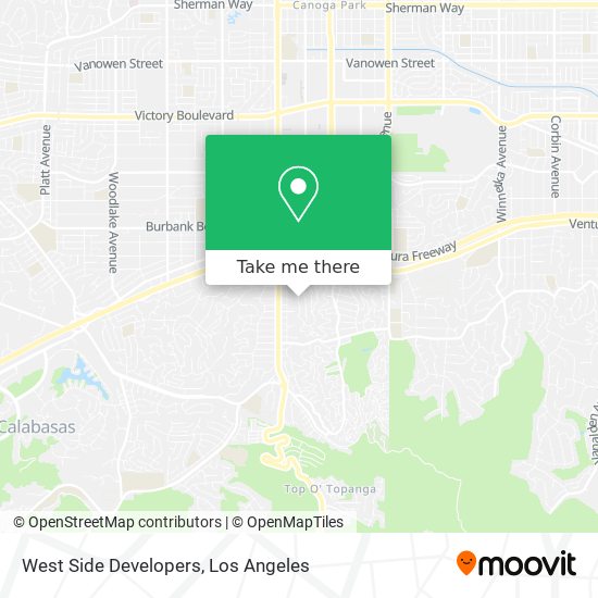 West Side Developers map