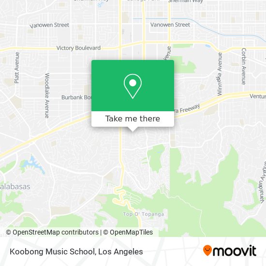 Koobong Music School map