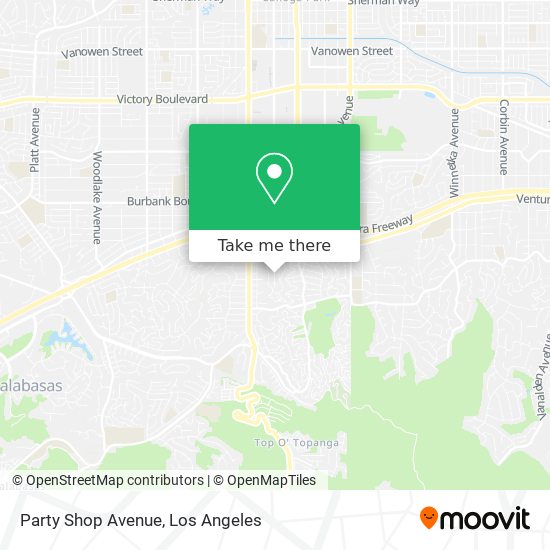 Party Shop Avenue map