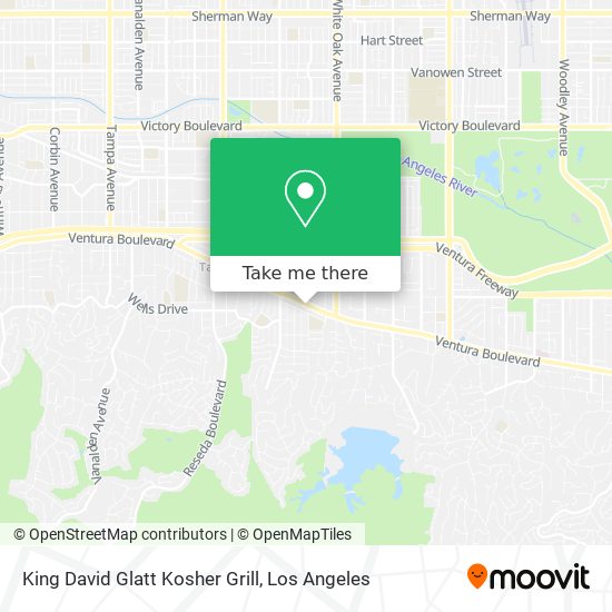 Mapa de King David Glatt Kosher Grill