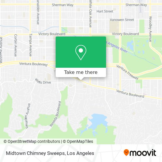 Midtown Chimney Sweeps map