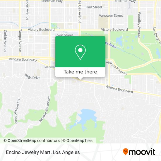 Mapa de Encino Jewelry Mart