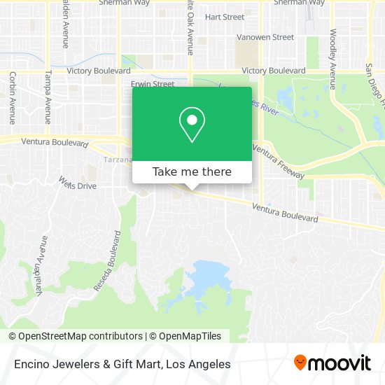 Mapa de Encino Jewelers & Gift Mart