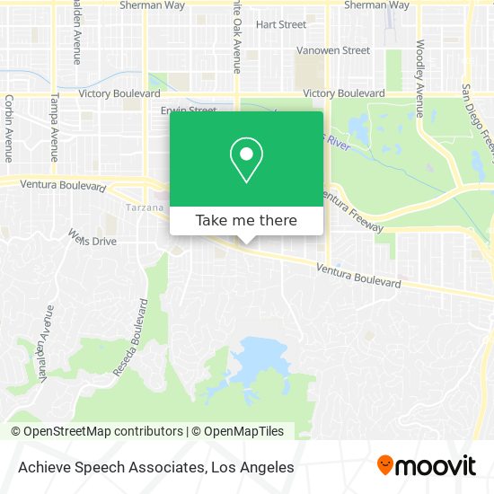 Achieve Speech Associates map