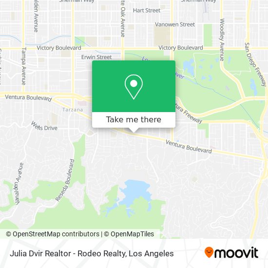 Julia Dvir Realtor - Rodeo Realty map