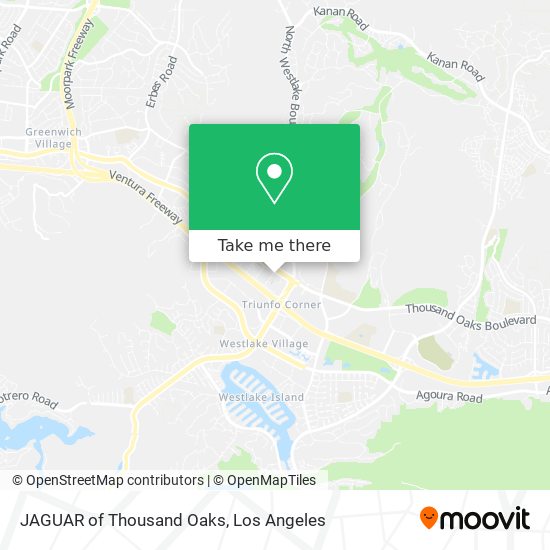 Mapa de JAGUAR of Thousand Oaks