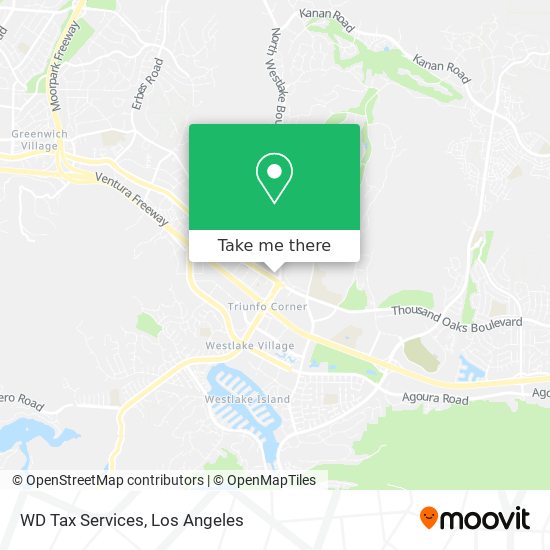 Mapa de WD Tax Services